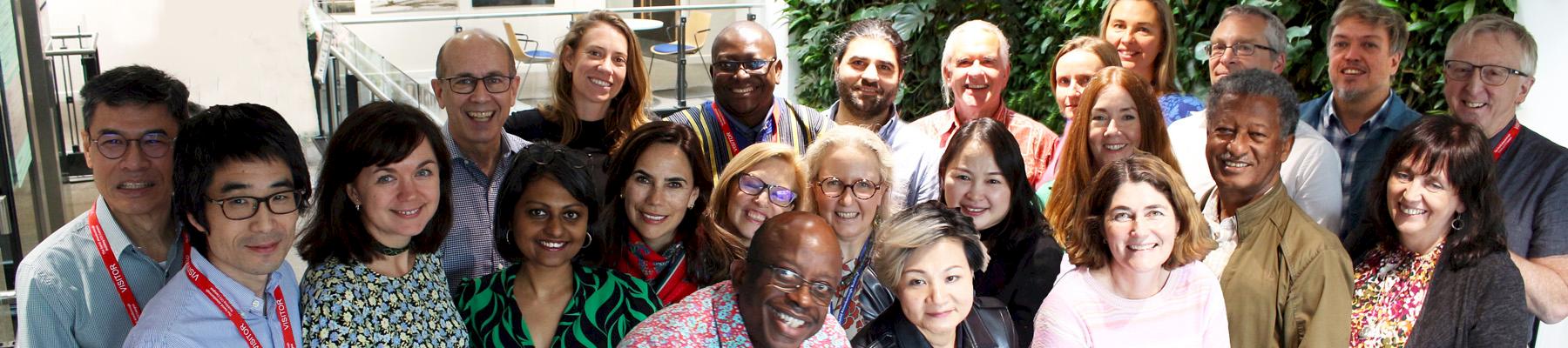 Participants at the 2024 TRAFFIC Extended Leadership Team meeting in Cambridge